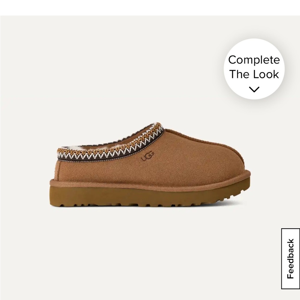 UGG BRAND NEW Tasman chestnut Slip-On mules slippers
